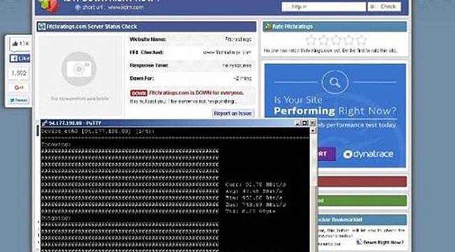 Türk Hackerlar Fitch'in İnternet Sitesini Erişime Kapattı!