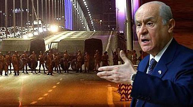 15 Temmuz'la İlgili Bomba Bahçeli İddiası