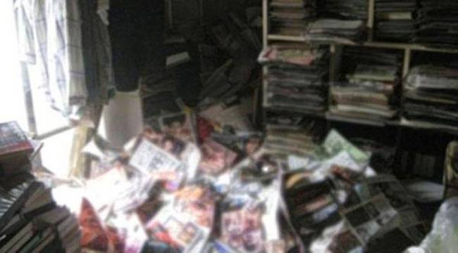 6 Ton Porno Derginin Altında Can Verdi