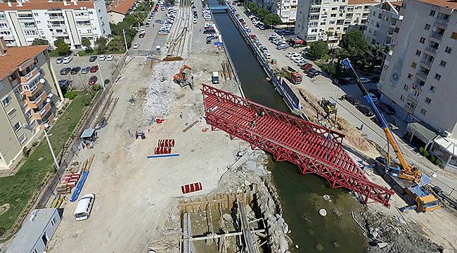 Bostanlı Deresi Aşıldı