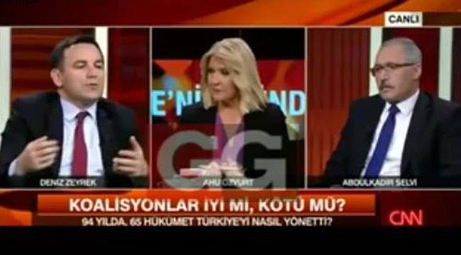 CNN Türk'te 'Tek Adam' İtirafı