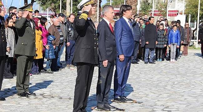 Foça'da Çanakkale Şehitleri Anma Töreni