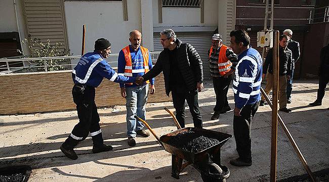 Karşıyaka Sokaklarında Hizmet Seferberliği