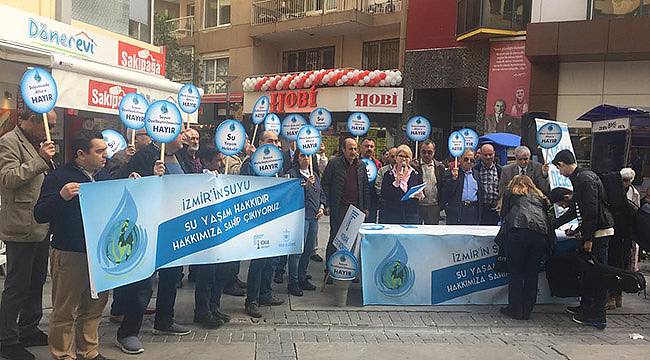 Konak Kent Konseyi,“Su yaşam hakkıdır!”