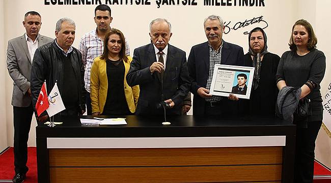 Şehidin Adı Bayraklı'da Yaşayacak