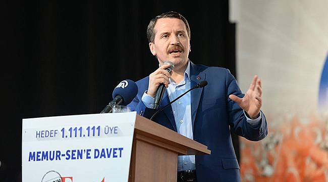 Yalçın: Memur-Sen Olarak İnisiyatif Alıyoruz