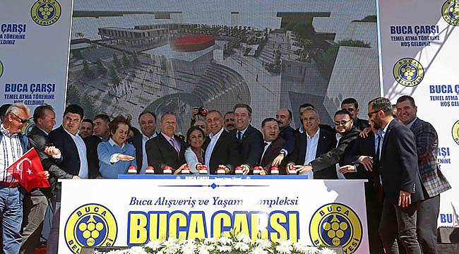 Buca Çarşı’nın Temeli İzmir Marşıyla Atıldı