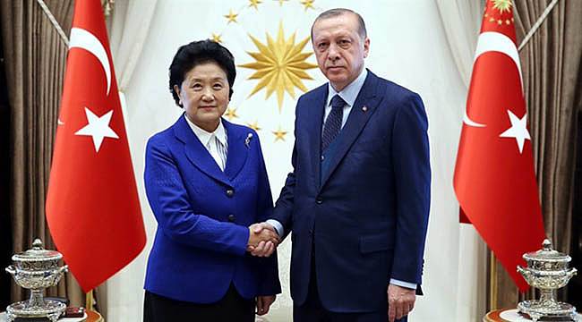 Çin Başbakan Yardımcısı Külliye'de