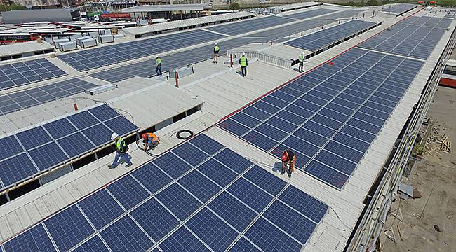 Elektrikli Otobüslerin Enerjisi Bu Çatıda Üretilecek