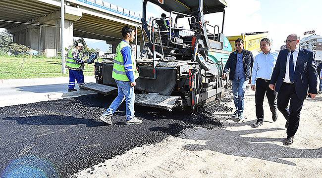 İzmir Kent Merkezinde Asfalt Mevsimi