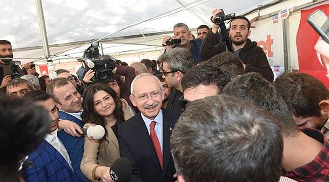 Kılıçdaroğlu 'Evet' Çadırında