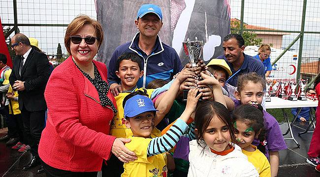 Minik Sporcuların Madalya Sevinci