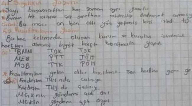 Ortaokul'da JÖH ve Bozkurt İşareti Dersi!