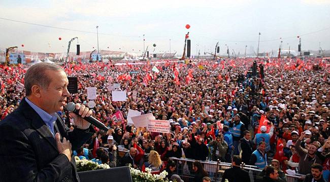 Times: Erdoğan'ın Mitingine Katılım Düşük