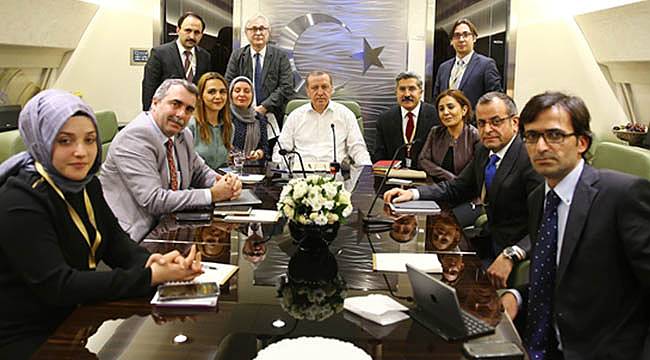 21 gazeteci Erdoğan'ın Uçağına Kaç Defa Bindi?