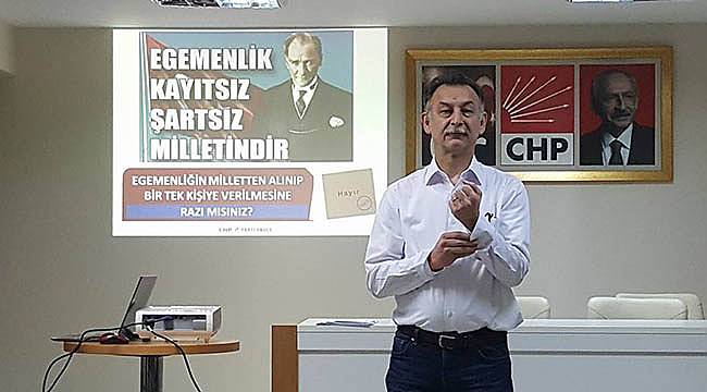 CHP'nin Eğitmeni Aydemir'den Danışma Mesajı; "Yazık Oluyor"