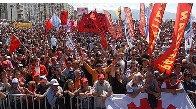 İzmir'de 1 mayıs Kutlaması