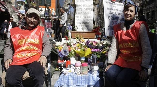 KHK Mağduru Akademisyenlerin Açlık Grevi 59. Gününde
