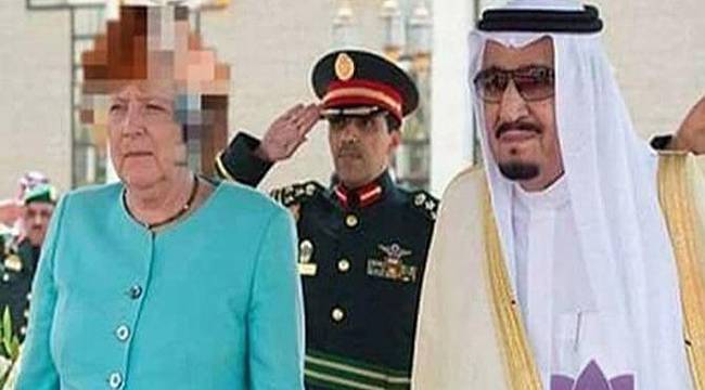 Merkel’in Saçlarına Suudi Sansürü