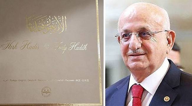 TBMM Başkanı'ndan Vekillere 40 Hadis Kitabı
