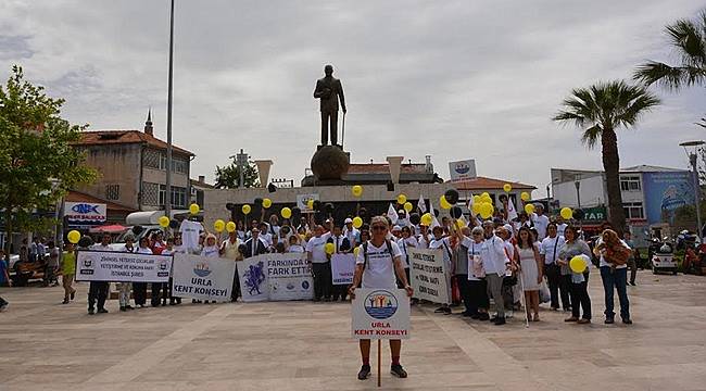 Urla Engelliler İçin Yürüdü