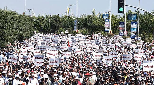 Adalet Yürüyüşü Dünyada 1'inci Sırada