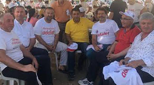 Başak, Eski Başkanları 'Adalet Yürüyüşü'nde Ağırladı