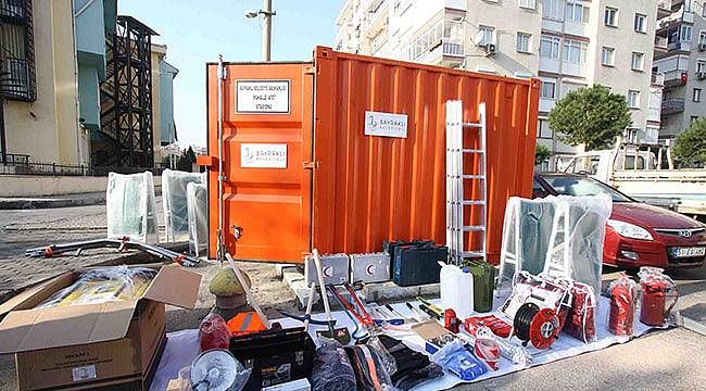 Bayraklı’da Deprem Konteyneri Sayısı Artırılıyor