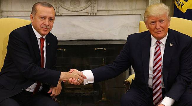 Cumhurbaşkanı Erdoğan Trump'la Görüştü