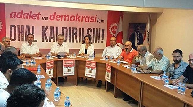 DİSK'ten OHAL Raporu