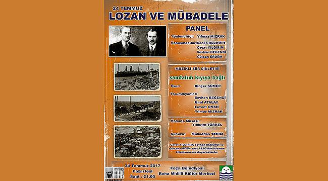 Foça'da Panel ve Müzikli Şiir Dinletisi: Lozan ve Mübadele