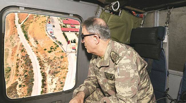 Hulusi Akar'dan İdlib Teftişi