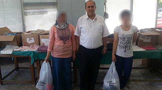 Kaymakam Yaptığı Yardımı Basına Servis Etti
