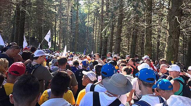 Marş Mira 'Ölüm Yürüyüşü'ne İzmir Bosna Sancak Dernek Üyesi Deniz Vardar Katıldı