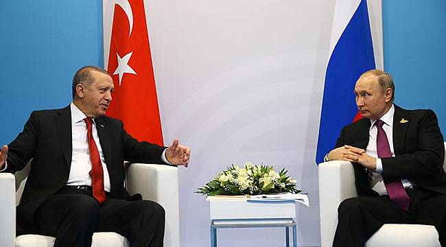 Cumhurbaşkanı Erdoğan Putin ile Görüştü