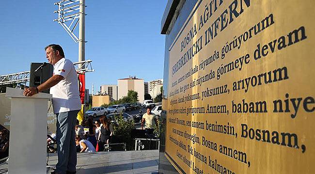 Srebrenitsa Soykırımı 22. Yıldönümünde Buca'da Anıldı