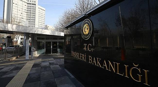 Dışişleri Bakanlığı'ndan İsrail'e Kınama