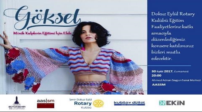 Göksel Şarkılarını bu kez EÇEV'li çocuklar için söyleyecek