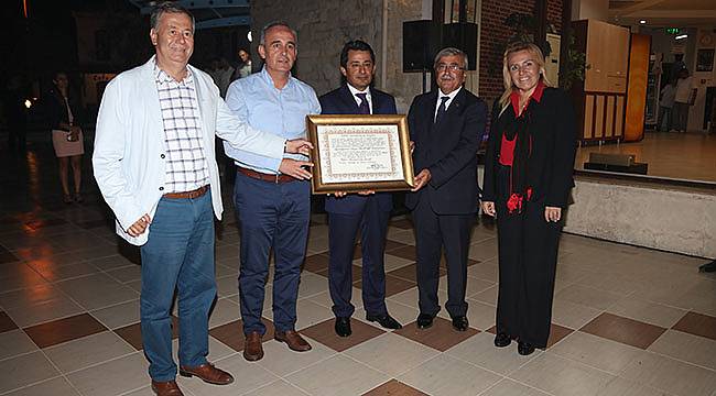 Kaymakam Demiryürek’e Urla’da Veda Yemeği