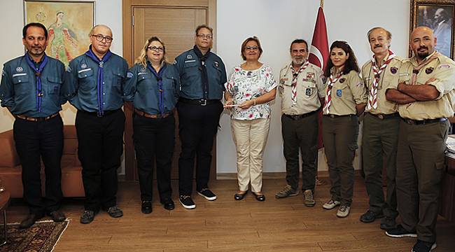 Melek İzciler’e Konak’tan Destek