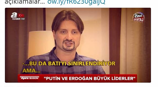 A Haber Putin'in Danışmanı Diye Bakın Kimle Röportaj Yaptı!