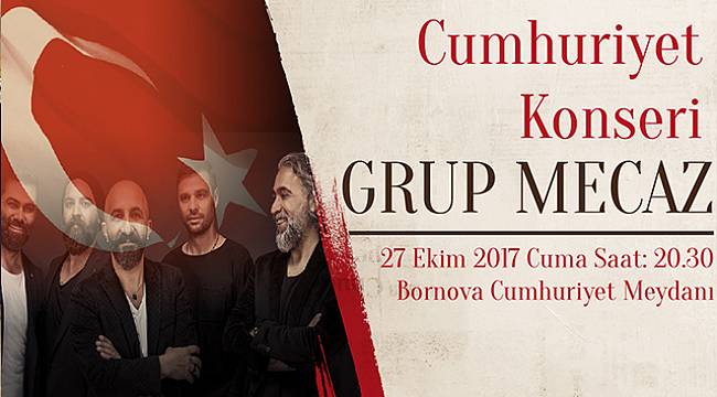 Bornova’da 'Grup Mecaz'lı Cumhuriyet Kutlaması