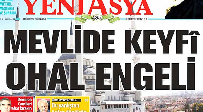 Gerekçe OHAL: Yeni Asya’nın Ankara’daki Said-i Nursi Mevlidine İzin Çıkmadı