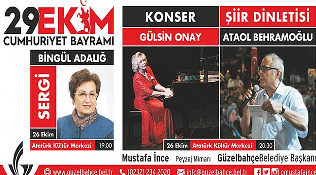 Güzelbahçe’de Cumhuriyet Coşkusu