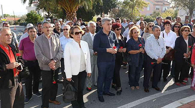 Güzelbahçeliler Ahmet Taner Kışlalı’yı Unutmadı
