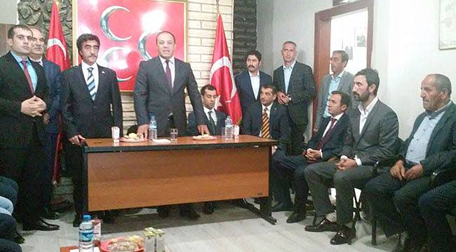 MHP Aziziye'de Rozet Takma Töreni Gerçekleştirildi