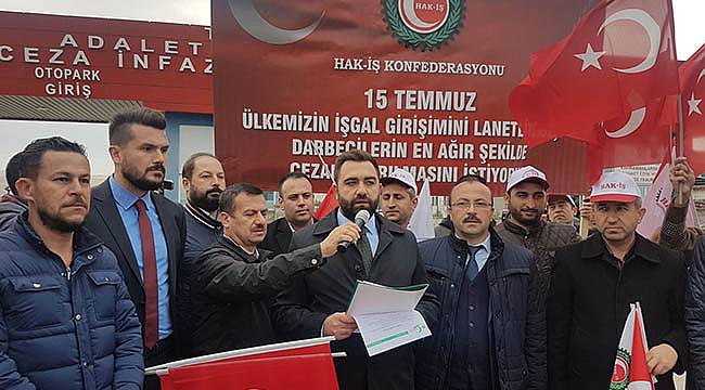 Öz Taşıma-İş Adalet Nöbeti’nde