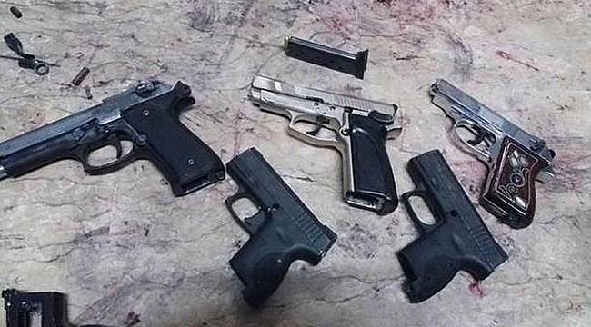 5 Adrese 'Kaçak Silah' Operasyonu