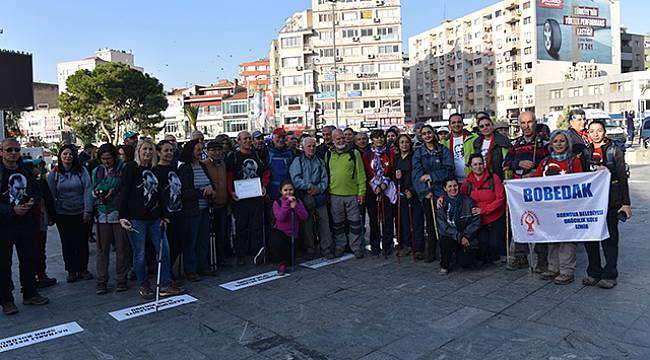 Ata’ya Saygı Yürüyüşü Bornova’da Yapıldı