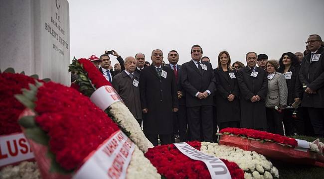 Bülent Ecevit Vefatının 11. Yıl Dönümünde Mezarı Başında Anıldı